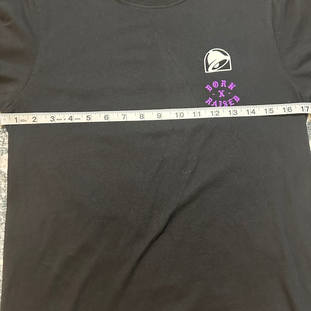 Taco‎ Bell x Born X Raised Collab Short Sleeve Graphic T-shirt Black Adult Small - Picture 5 of 7